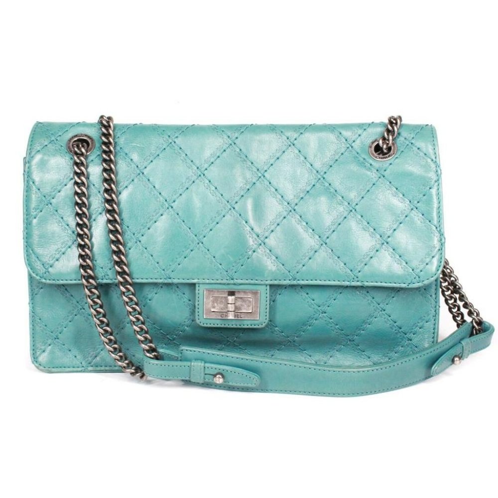 Chanel Reissue 2.55 Classic 227 Flap Turquoise